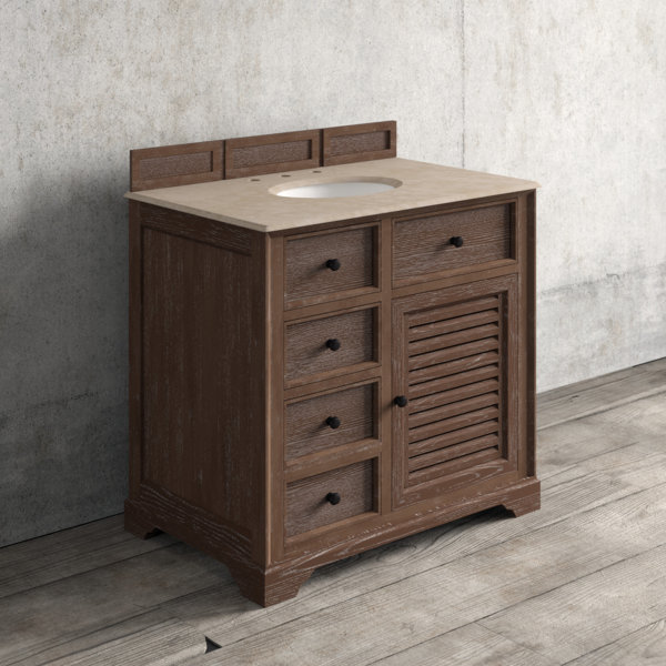 Highland Dunes Klassen 36" Single Bathroom Vanity Base Only & Reviews